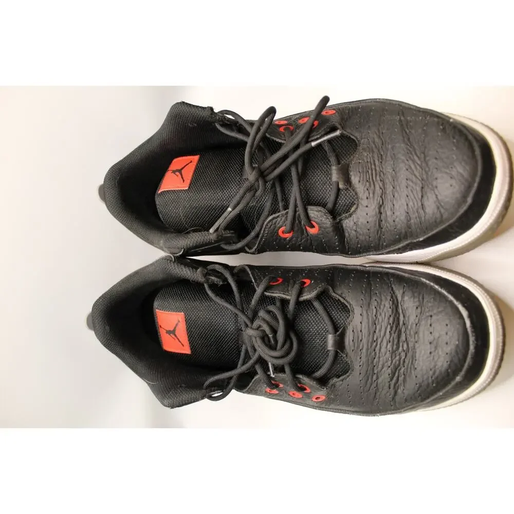 Jordan Max Aura 5 Men’s Size 12 Black Gray Red Basketball Sneakers DQ4353-061